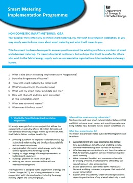 smart meter implementation programme decc